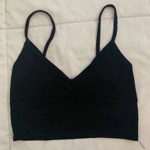 black surplice tank